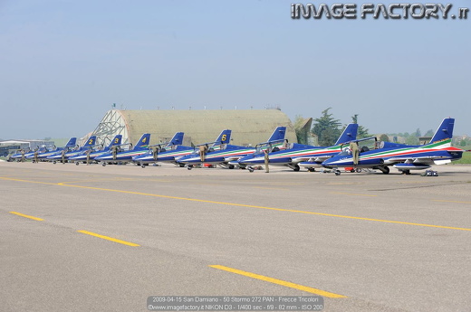 2009-04-15 San Damiano - 50 Stormo 272 PAN - Frecce Tricolori